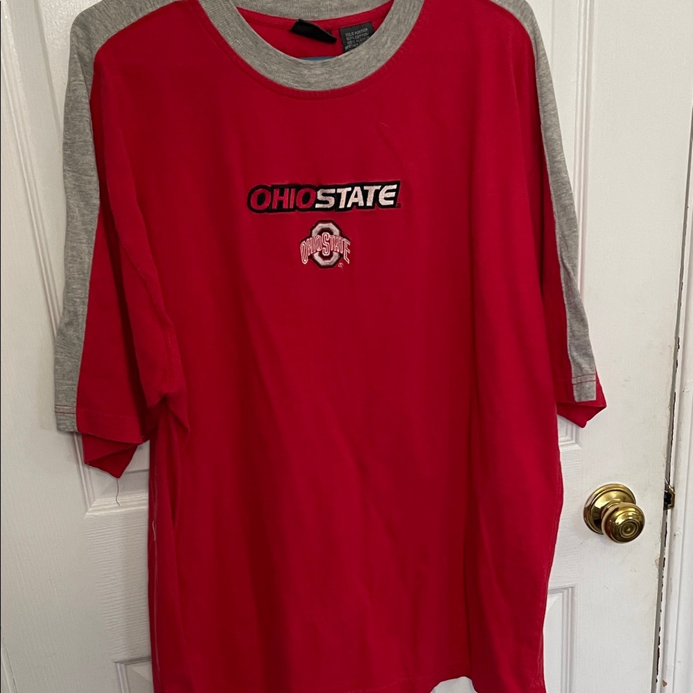 Pro Edge Scarlet and Heather Men's Tee